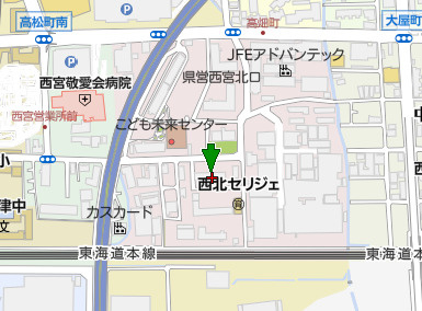 西宮グリーンマンション1号棟の地図