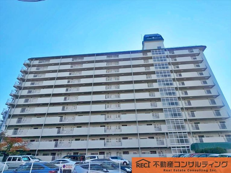 西宮グリーンマンション1号棟の外観|深津小学校・深津中学校まで徒歩10分圏内