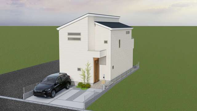 売新築戸建　中央区葵西六丁目の外観パース
