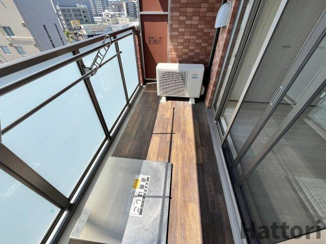 プレジオ江坂Ⅱのバルコニー