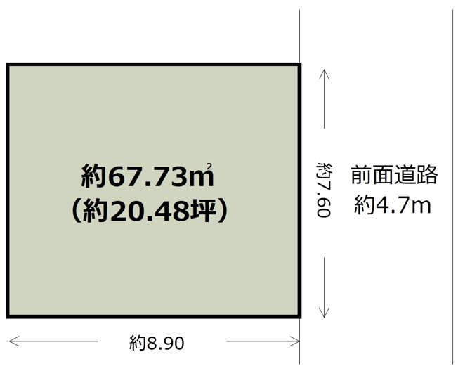 【土地図】 | 八尾市渋川町6丁目土地　安中小学校区　ＪＲ久宝寺駅