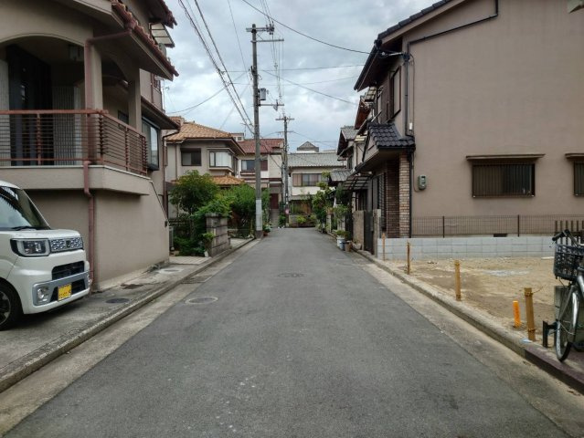 【前面道路含む現地写真】 | 八尾市渋川町6丁目土地　安中小学校区　ＪＲ久宝寺駅