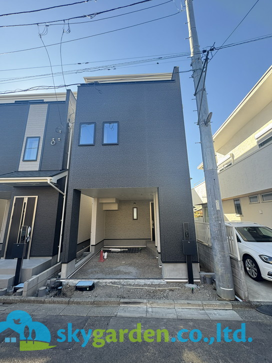 藤沢市本町3丁目　新築戸建　全3棟A号棟の外観|建物外観を気になさる方へ、見た目の良い物件です