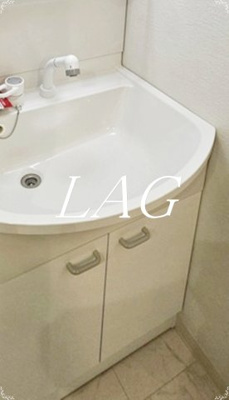 【洗面所】 | KEIAI RESIDENCE 大和田Ⅱ | 洗面台です。（同使用です。）