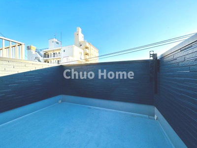 【バルコニー】 | 荒川区町屋3中古住宅 | ルーフバルコニー