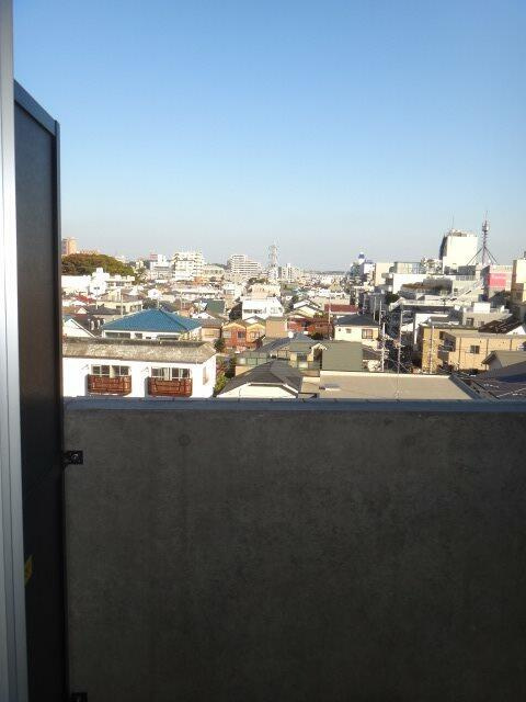 トランシェール小岩のバルコニー