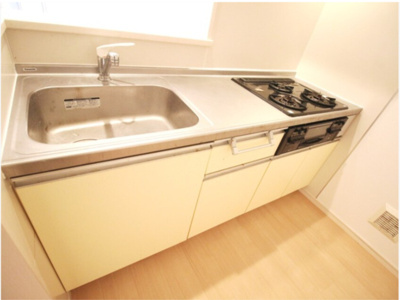 【キッチン】 | ローベンハイツ上沢Ｂ | お料理しやすいキッチンです