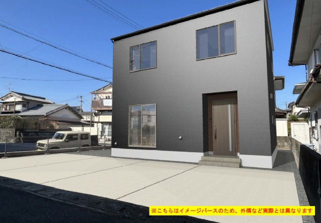 介良乙　新築戸建　⑱の前面道路含む現地写真|南西側　私道4.0ｍ　接面10.4ｍ　北西側　公道5.1ｍ　接面15.0ｍ