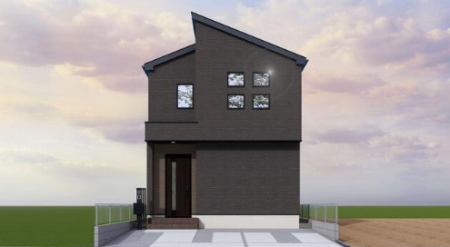 売新築戸建　中央区本郷町の外観