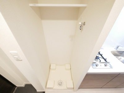 【設備】 | プレサンス阿波座駅前 | 洗濯機置き場です