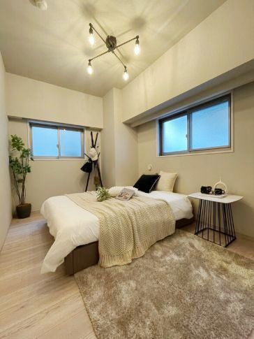 さいたま市浦和区仲町４丁目の賃貸マンションの寝室|モデルルームのお部屋を見ていただいてイメージをつかんでください☆