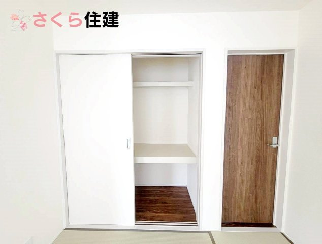 リーブルガーデン宇都宮駒生町第25　1号棟の収納|和室収納はお布団も収納可能なたっぷりの奥行きがあります。