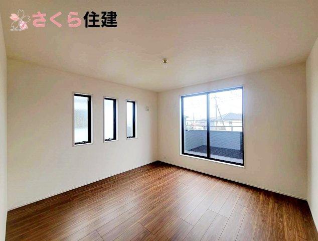 リーブルガーデン宇都宮駒生町第25　1号棟の洋室|2階　8.7帖の洋室