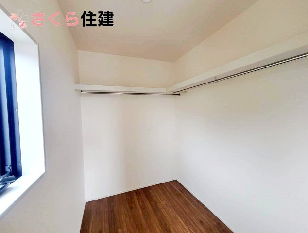 リーブルガーデン宇都宮駒生町第25　1号棟の収納|6帖洋室　ウォークインクローゼット