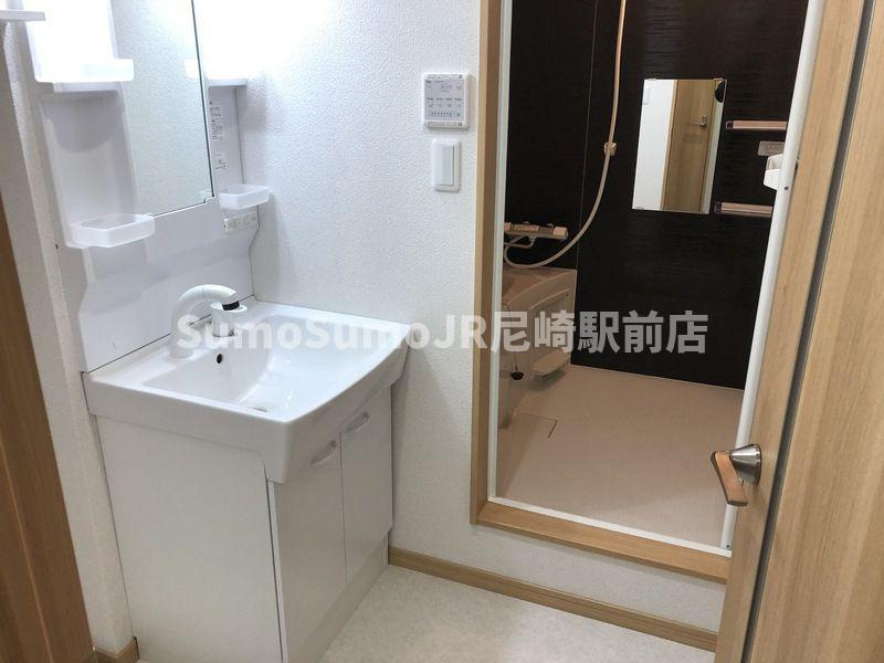 グラツィア千船 の独立洗面台|朝の身支度には欠かせない独立洗面化粧台