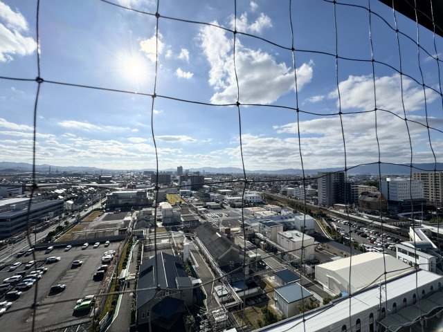 【リフォーム済】グランドメゾン守山3号棟 最上階（15F）の展望|15階建てマンション最上階なので眺望良好です。