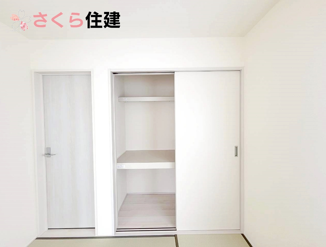 リーブルガーデン宇都宮駒生町第25　2号棟の収納|お布団も収納可能な奥行きたっぷりの和室収納