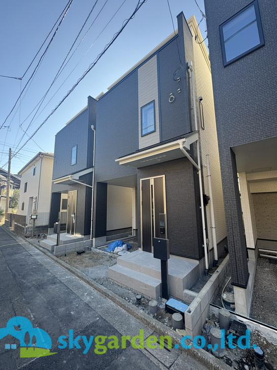 藤沢市本町3丁目　新築戸建　全3棟B号棟の外観|おしゃれな外観です