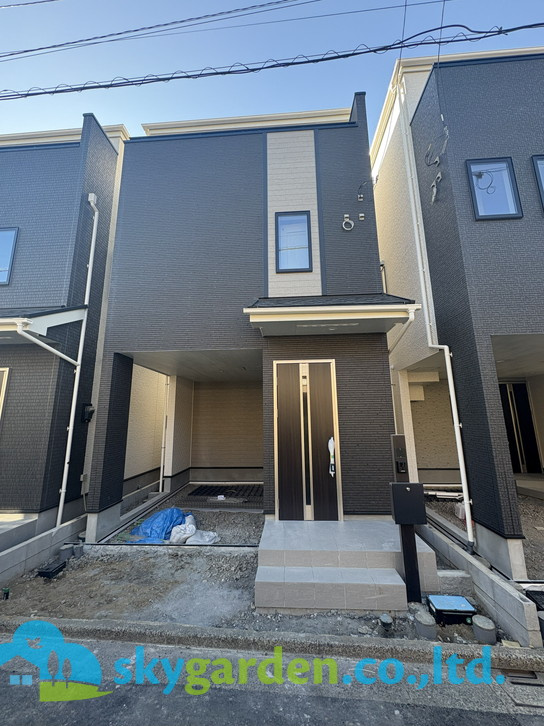 藤沢市本町3丁目　新築戸建　全3棟B号棟の外観|落ち着いた雰囲気の外観です