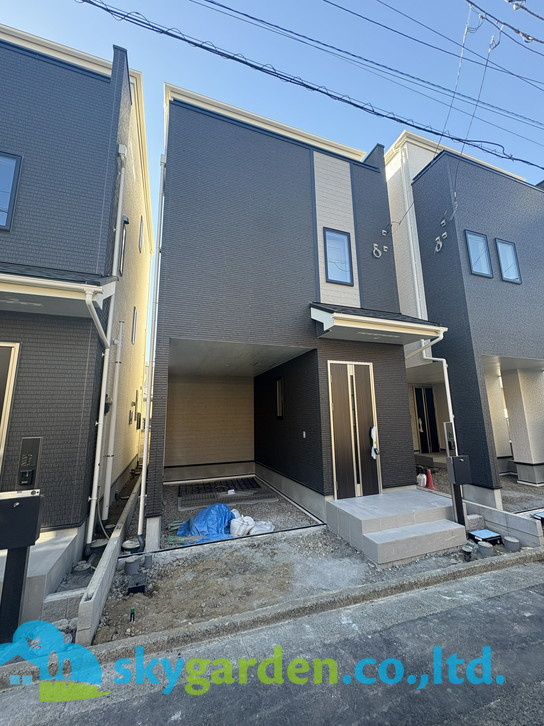 藤沢市本町3丁目　新築戸建　全3棟B号棟の外観|建物外観を気になさる方へ、見た目の良い物件です