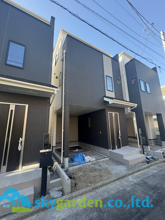 藤沢市本町3丁目　新築戸建　全3棟B号棟の外観|外観も気になるポイント