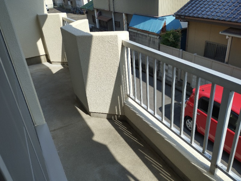 増田ハイツのバルコニー