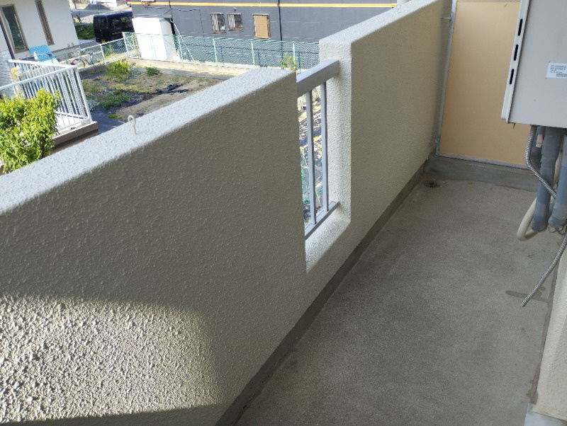 増田ハイツのバルコニー