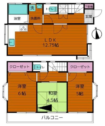 武蔵村山市大南１丁目の中古一戸建