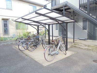 【その他共用部分】 | ジュネライフA棟 | 屋根付き駐輪場