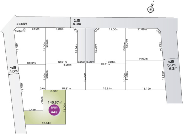 【区画図】 | 行田市桜町3丁目　新築戸建　全9棟　9号棟