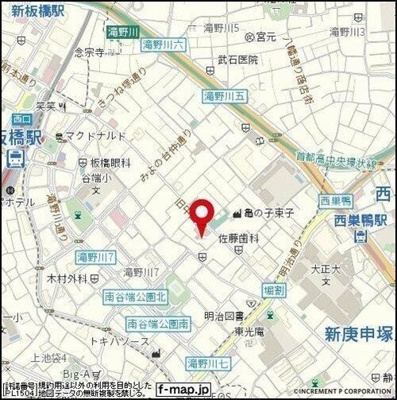 【地図】 | スカイコートヌーベル巣鴨