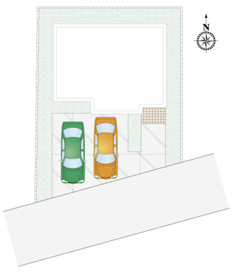 【区画図】 | 東松山市美土里町　新築戸建　全1棟　2号棟