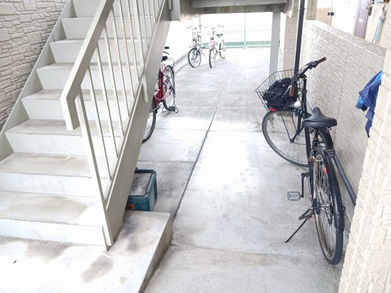 善紀ハイツのその他共用部分|自転車置き場