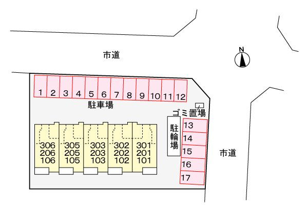 Ｃｈｅｒｒｙ　Ｂｌｏｓｓｏｍ　　刈谷市近郊の賃貸ならクラスホーム刈谷店の駐車場