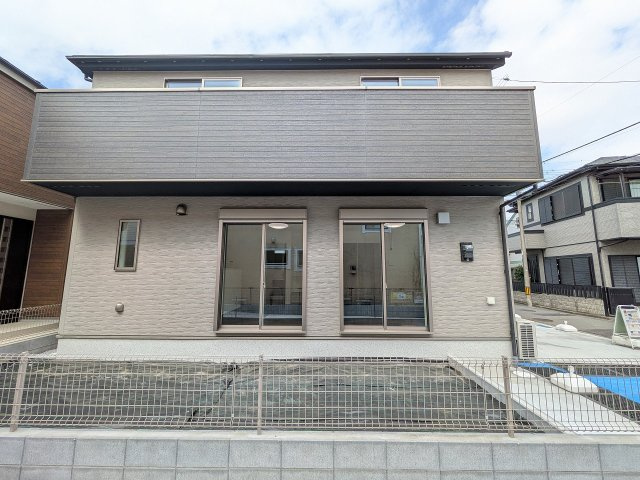 八王子市　長房町　新築一戸建て　２４ー１期の外観|～高尾駅徒歩23分・西八王子駅徒歩29分　太陽光パネル搭載　省エネ性能認定住宅～