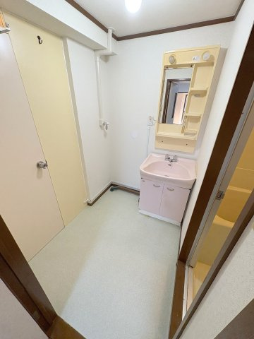 城北ハイツの洗面所