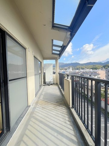 KSMビルのバルコニー