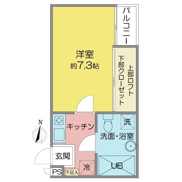 ANDY茶屋が坂の間取り