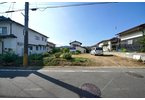 【前面道路含む現地写真】 | 玉島柏台４丁目　74坪　東側道路５m 整形地 | 東側から見た敷地＜接面15m＞（2025年10月）撮影