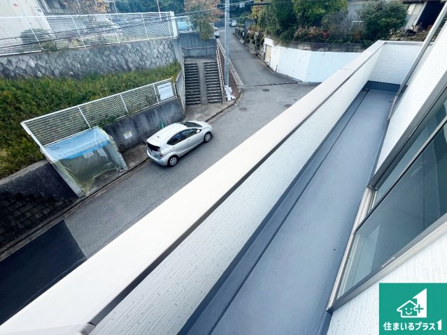 明石市大久保町山手台　第15期　新築一戸建てのバルコニー|ワイドバルコニーは洗濯物を干すスペースが広いのでご家族が多くても安心！