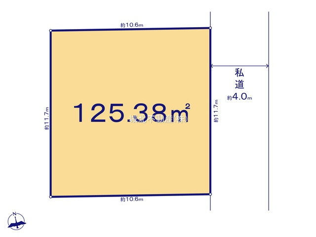 練馬区西大泉3丁目 限定1区画の区画図