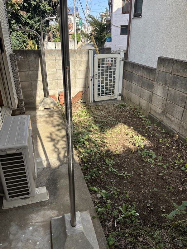 クローバーハウスの庭