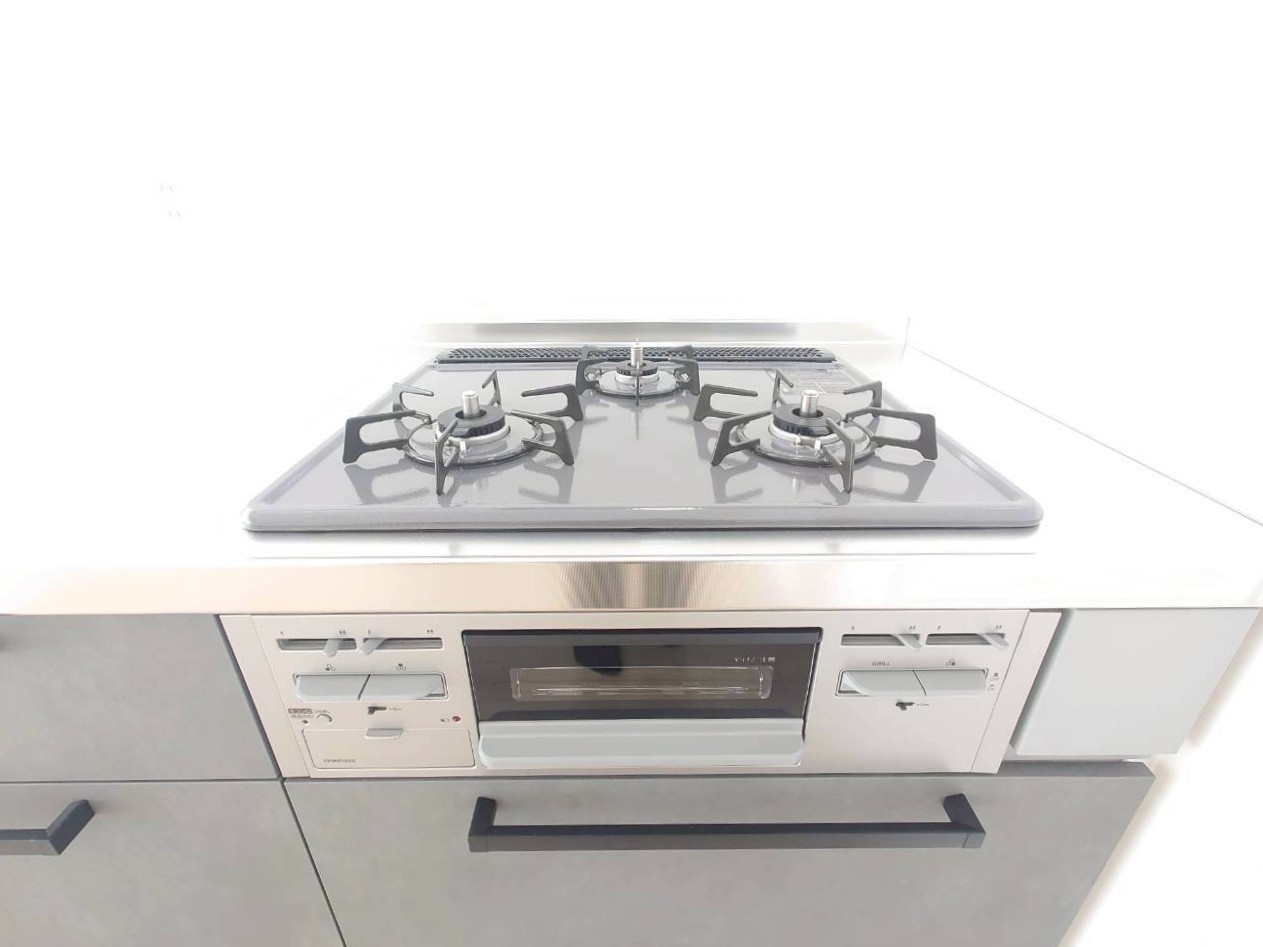 近鉄向島駅まで徒歩８分の立地●リフォーム完了の美室●向島ニュータウン第３街区Ｇ棟のキッチン|コンロ