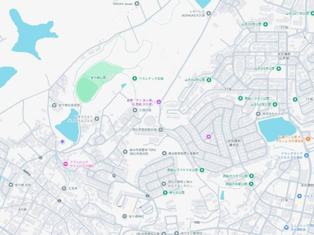 明石市大久保町山手台　第15期　未入居の地図