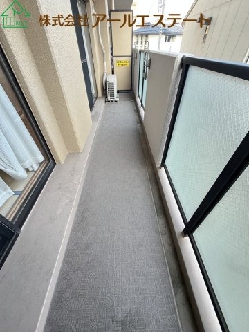プレステージ姫路Ⅱ　山陽電鉄「手柄駅」徒歩7分のバルコニー