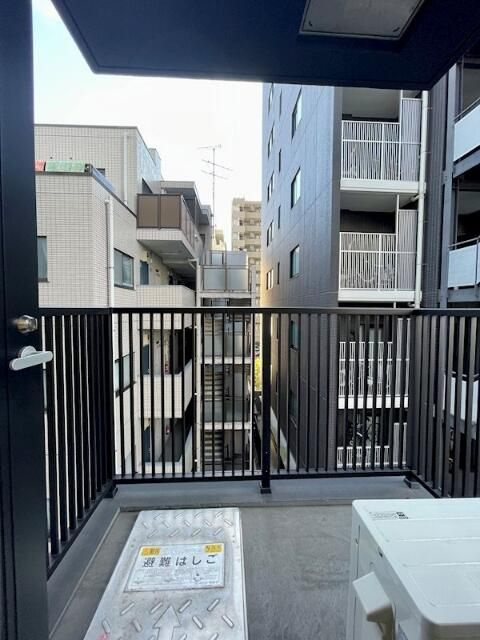 ベルシード新大橋のバルコニー
