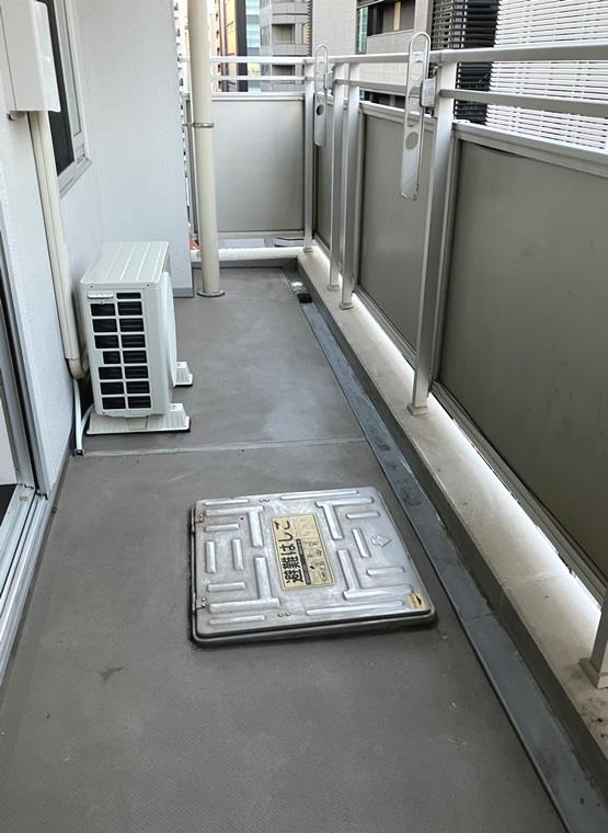 パークタワー秋葉原のバルコニー