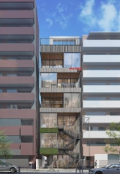 アルティジア城東中央ビルの外観