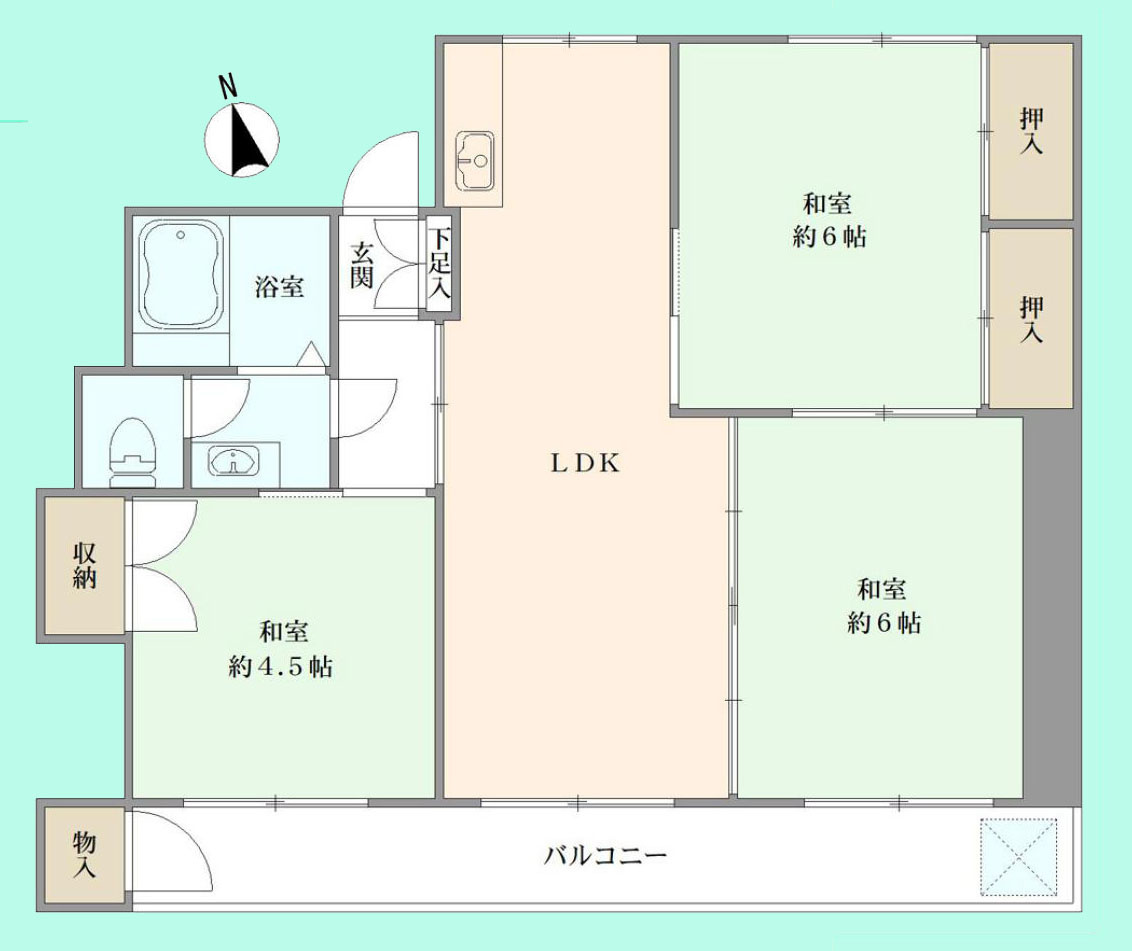 調布市染地３丁目の中古マンション