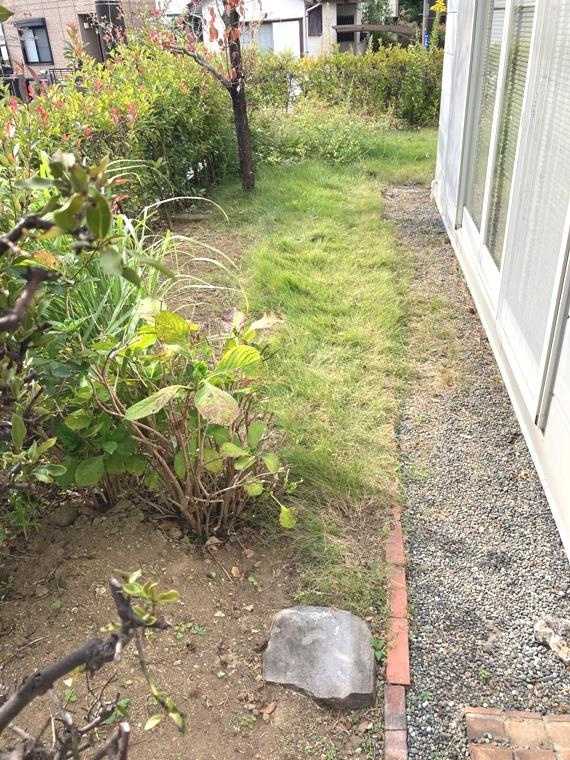 上永谷戸建の庭